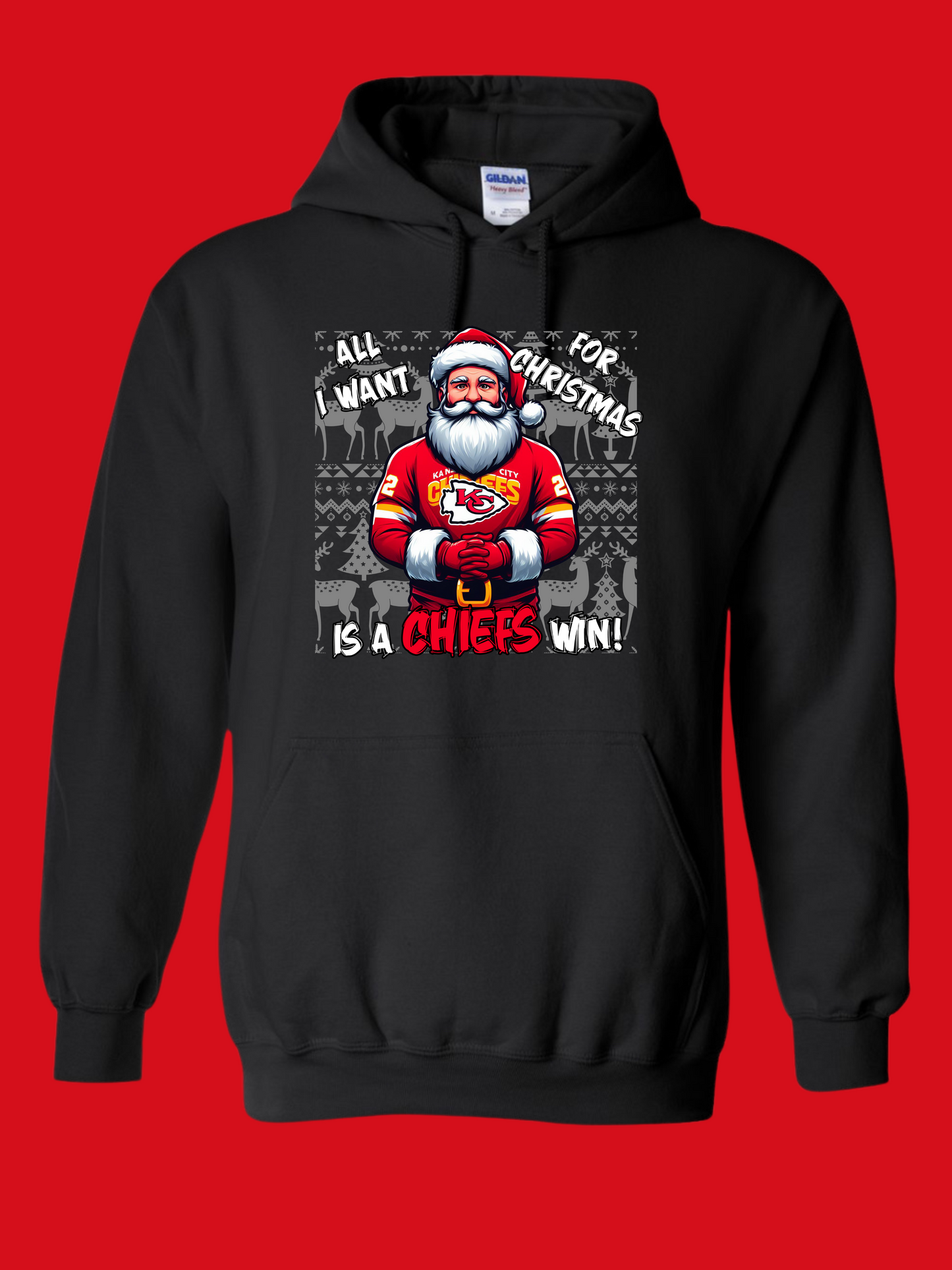 Chiefs Santa Hoodie