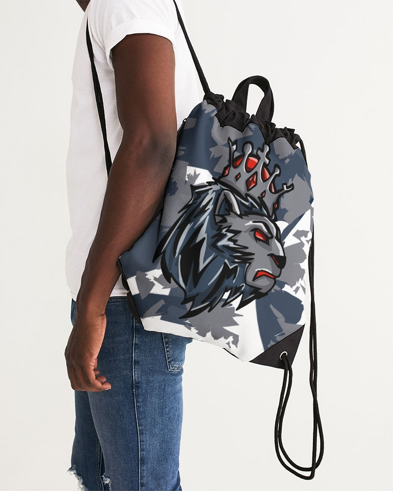 French Blue 13’s (White/French Blue/Grey) Canvas Drawstring Bag