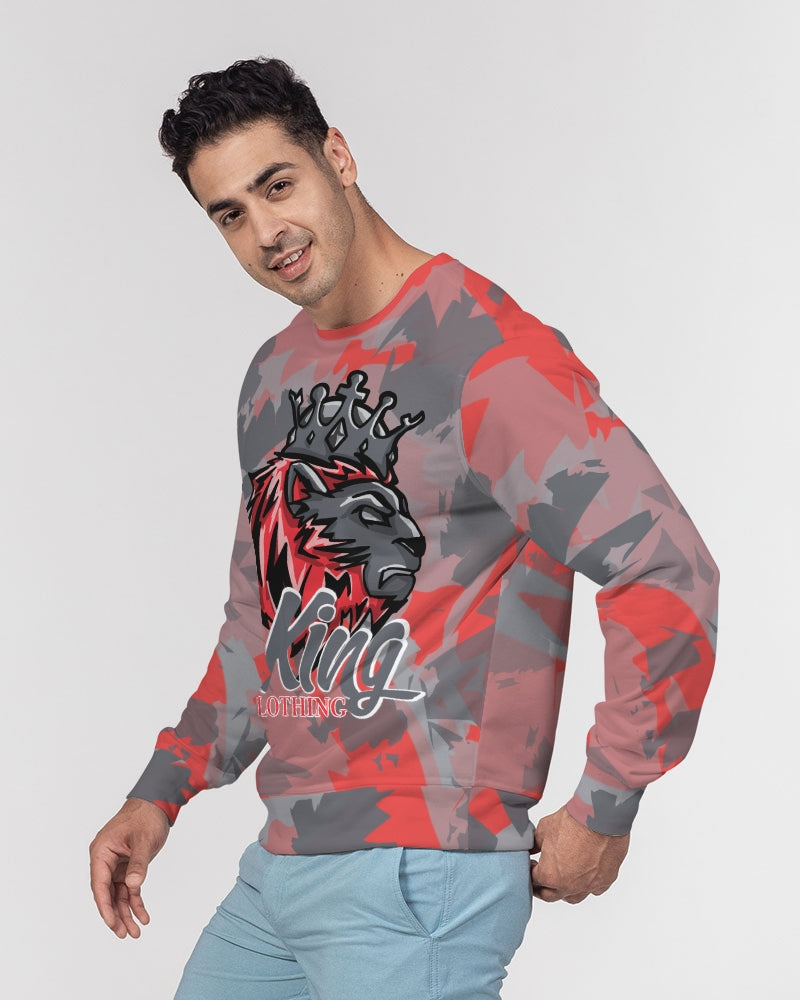Infrared 4’s (Infrared Multi) Men's Classic French Terry Crewneck Pullover