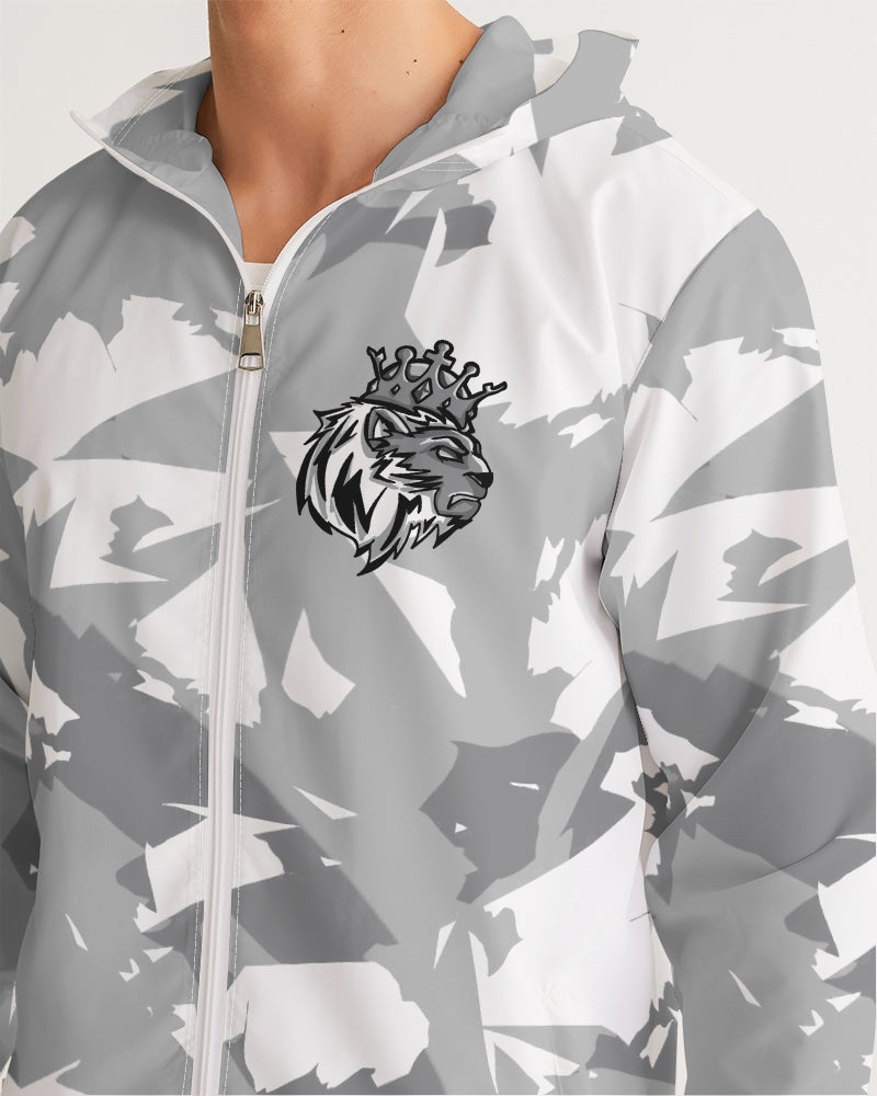 Stealth Grey 1’s and 12’s (Grey Multi) Men's Windbreaker
