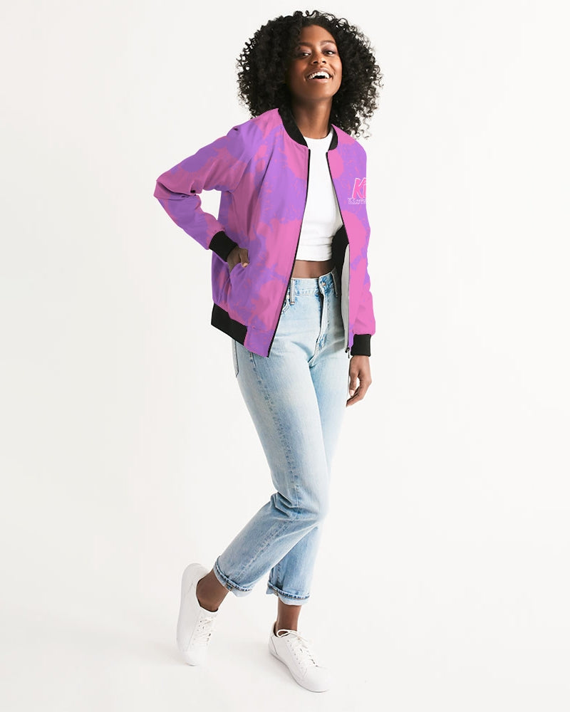 Queens (Purple/Pink) Women's Bomber Jacket