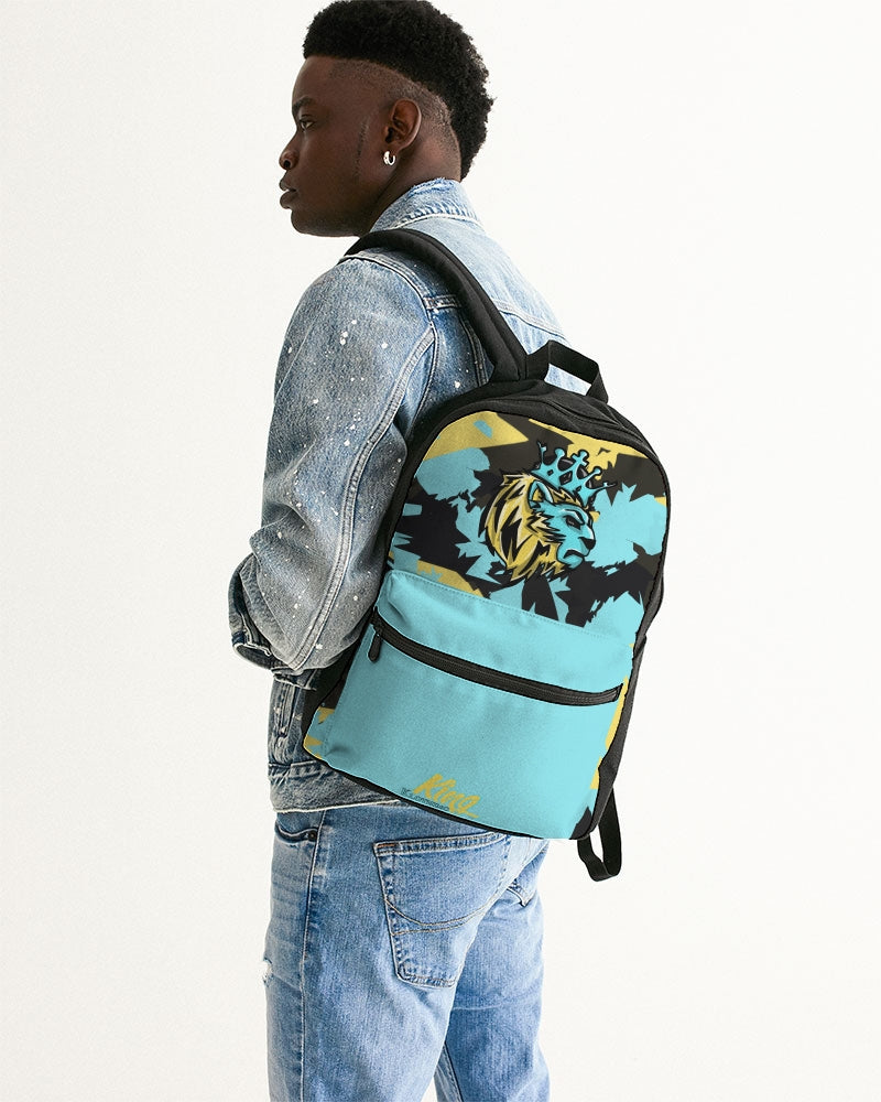 Aqua 5’s (Multi) Small Canvas Backpack
