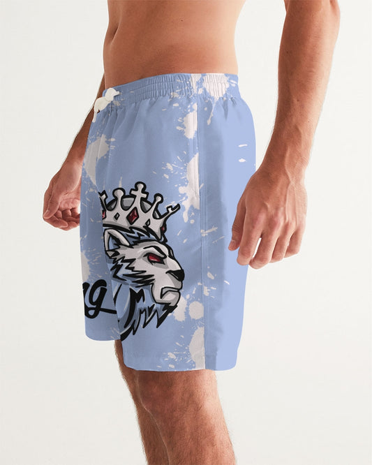 UNC 6’s (Blue/White) Men's Swim Trunk