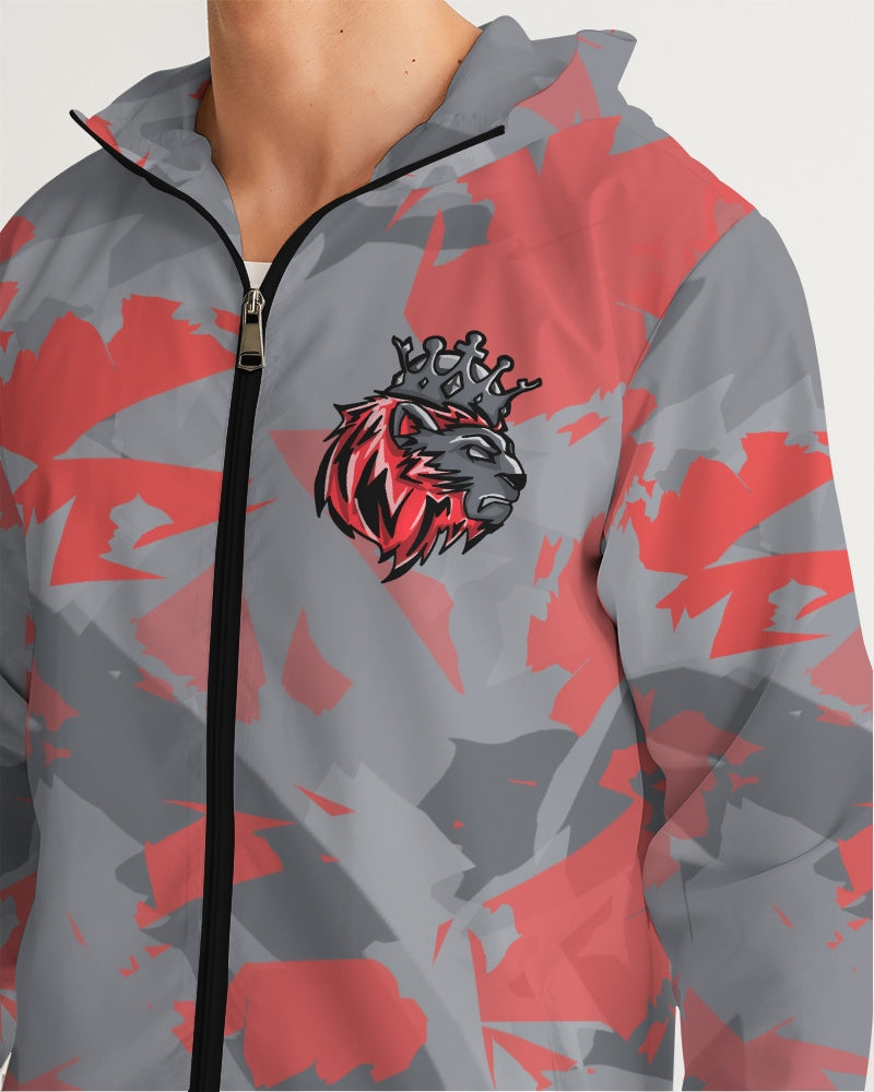 Infrared 4’s (Dark Grey/Multi) Men's Windbreaker