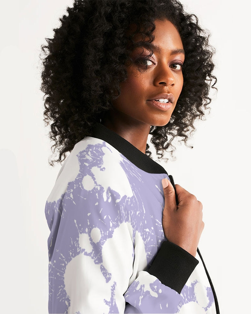 Pure Violet 11’s Low (Purple/W) Women's Bomber Jacket