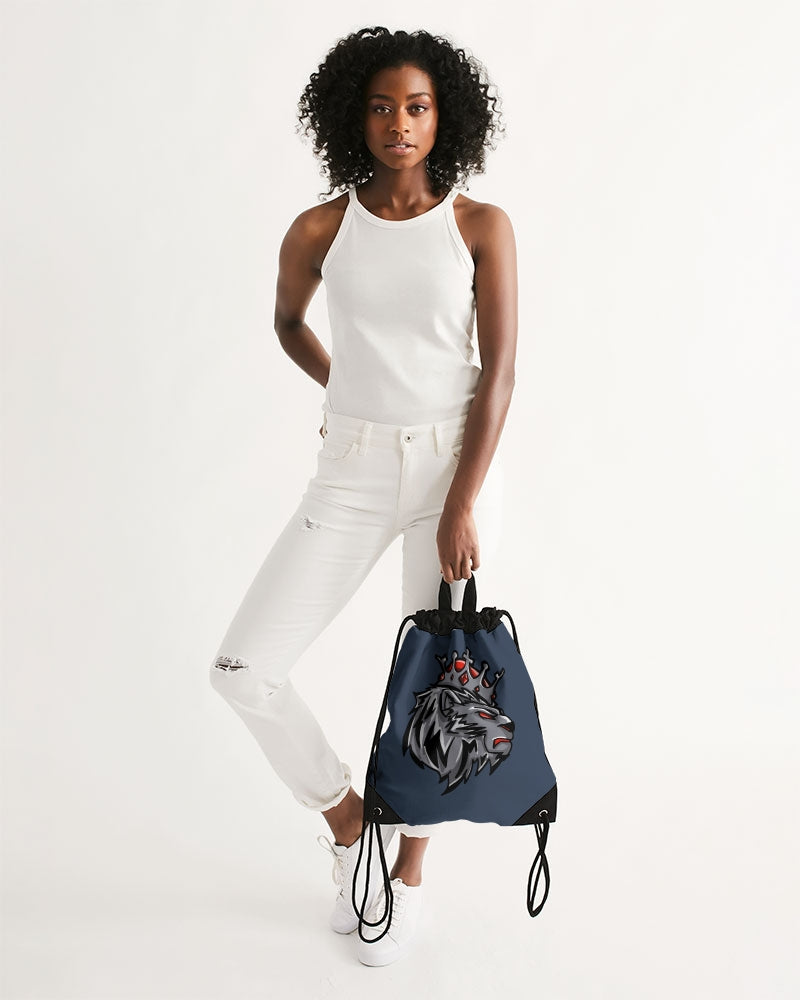 French Blue 13’s (French Blue) Canvas Drawstring Bag
