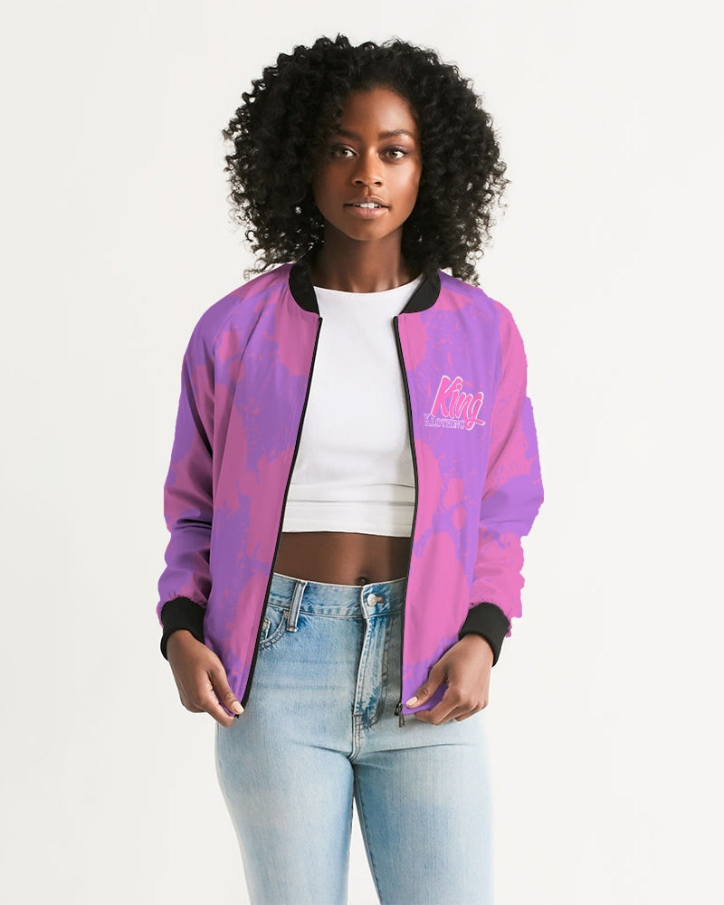 Queens (Purple/Pink) Women's Bomber Jacket