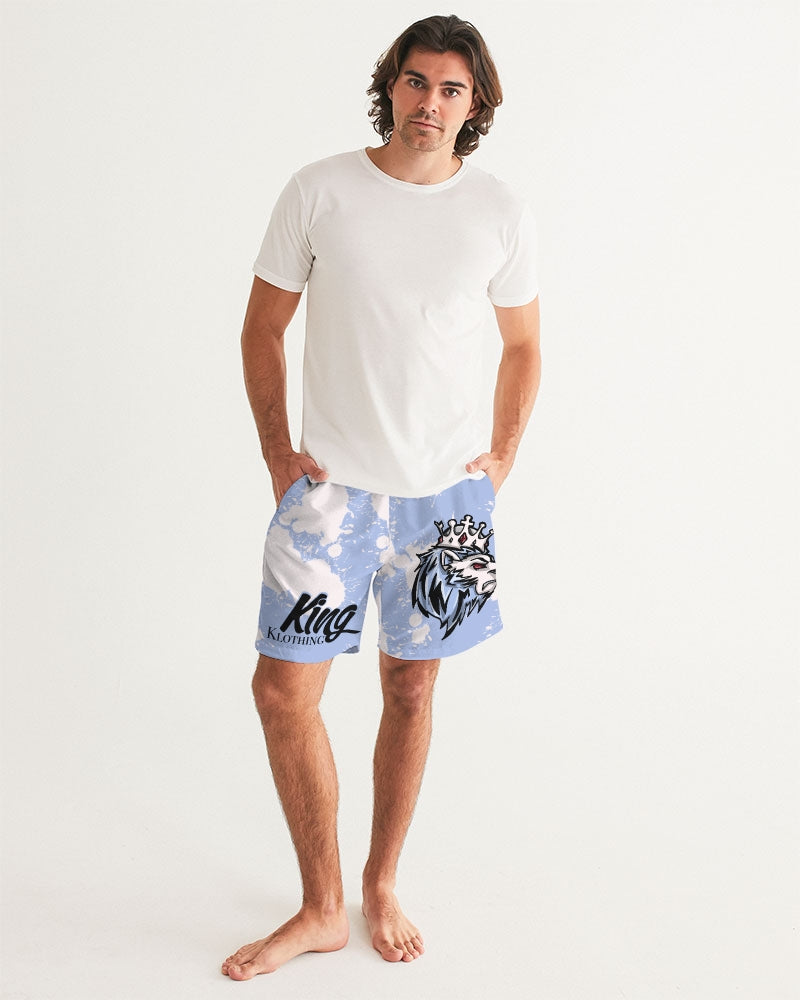 UNC 6’s (Blue/White) Men's Swim Trunk