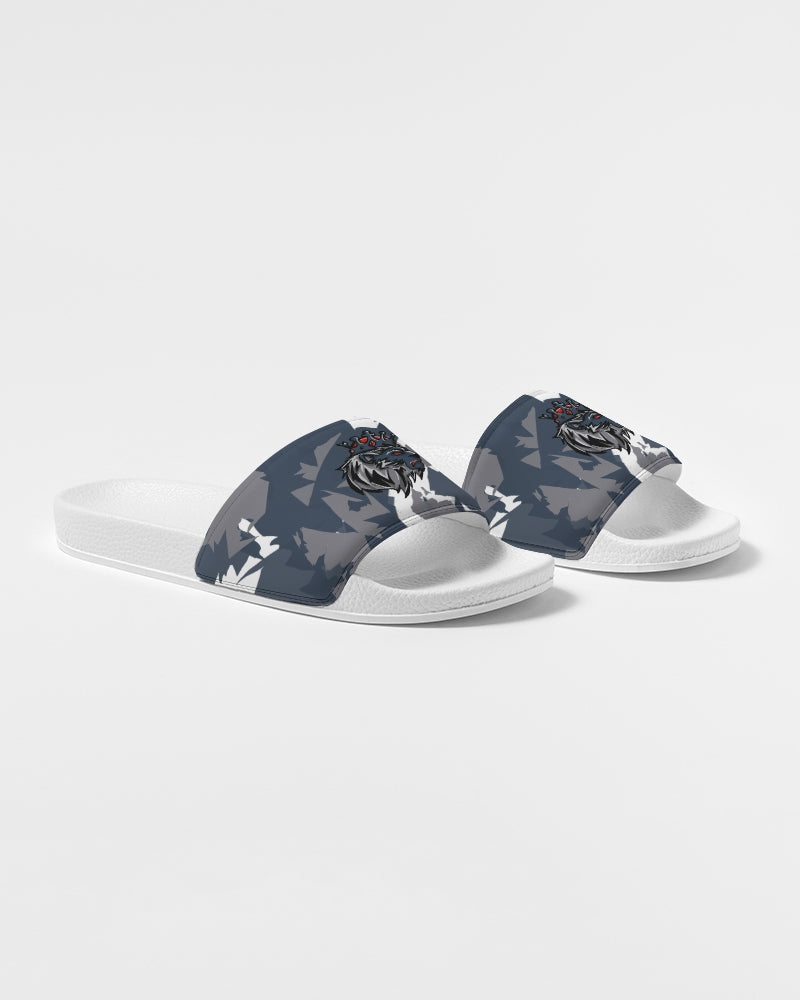 French Blue 13’s (White/French Blue/Grey) Men's Slide Sandal