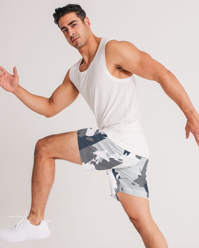 French Blue 13’s (French Blue/White/Grey) Men's Jogger Shorts