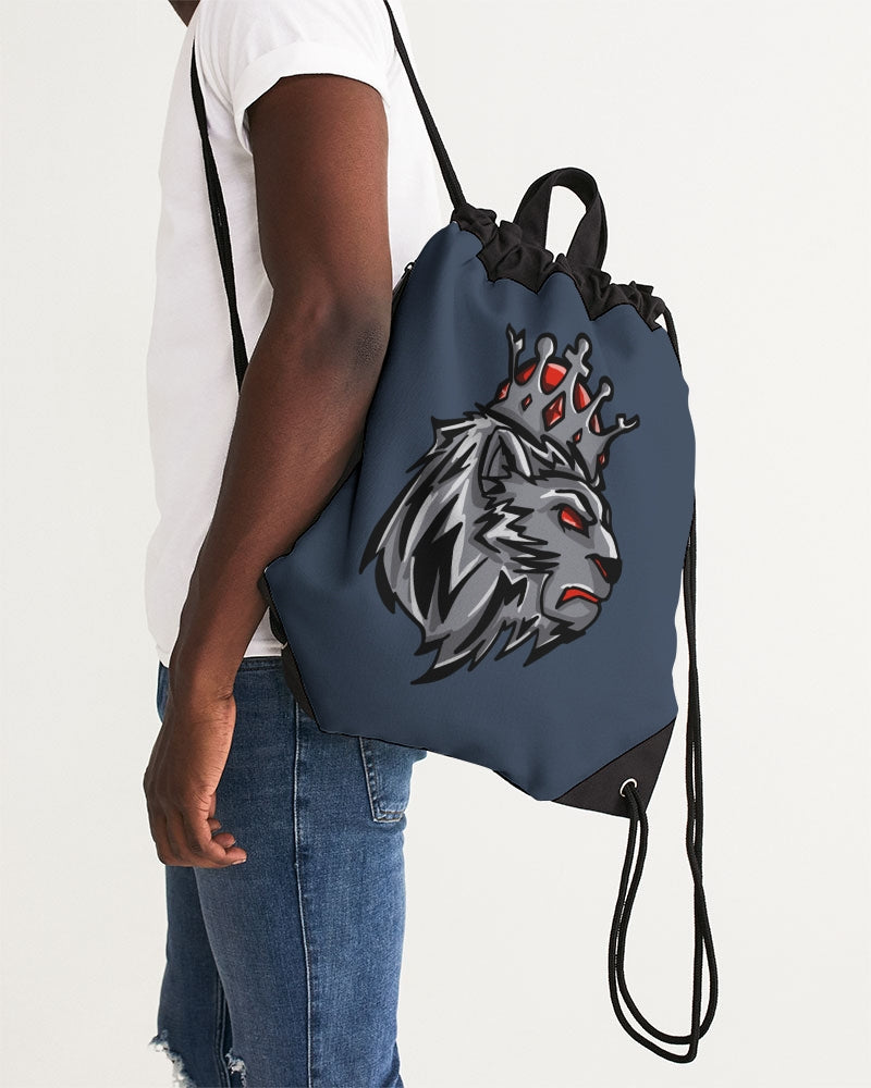 French Blue 13’s (French Blue) Canvas Drawstring Bag