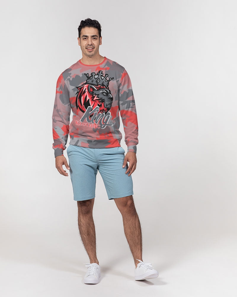 Infrared 4’s (Infrared Multi) Men's Classic French Terry Crewneck Pullover