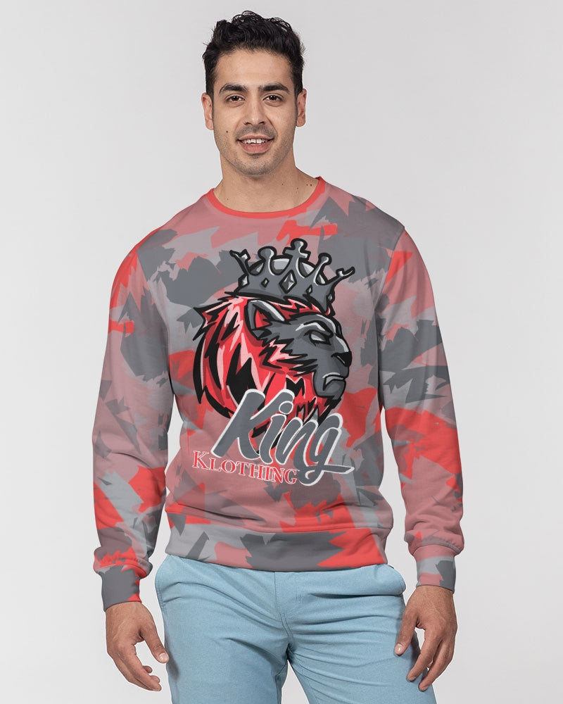 Infrared 4’s (Infrared Multi) Men's Classic French Terry Crewneck Pullover