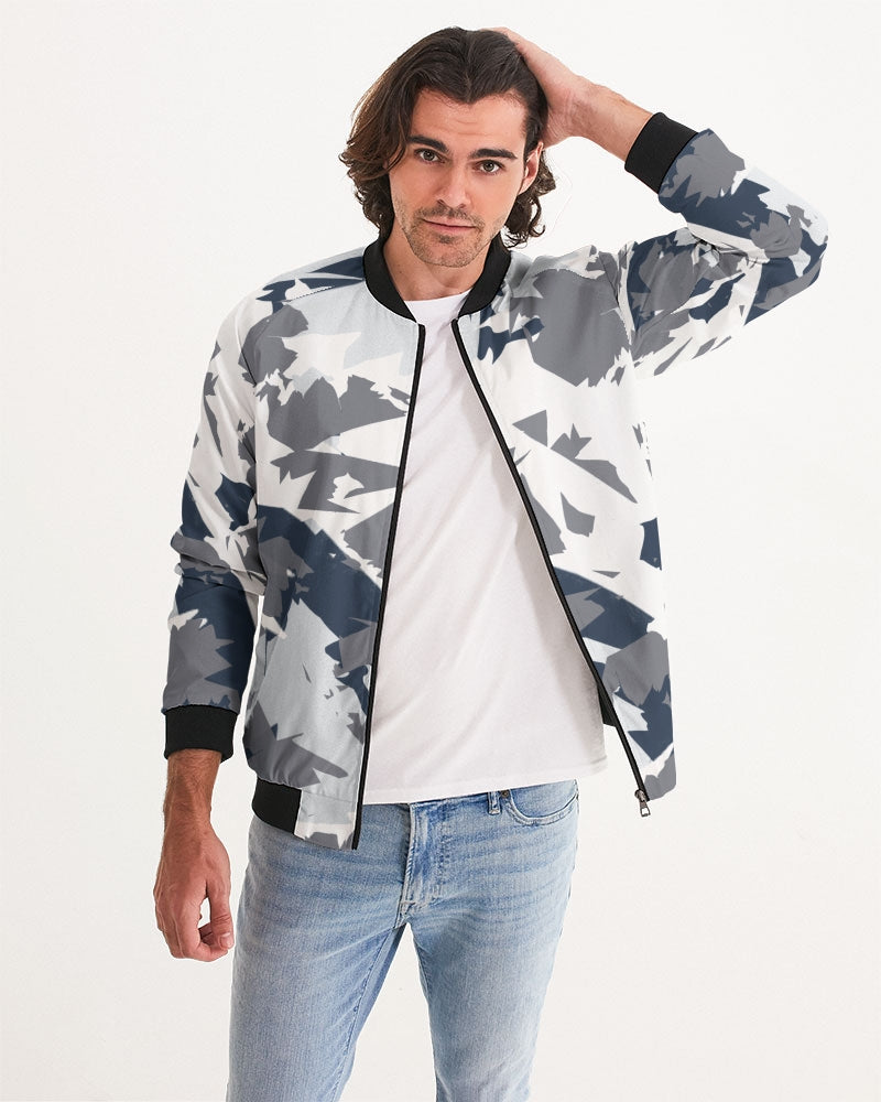 French Blue 13’s (French Blue/White/Grey) Men's Bomber Jacket