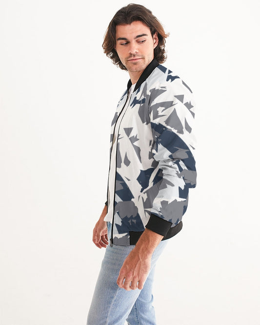 French Blue 13’s (French Blue/White/Grey) Men's Bomber Jacket