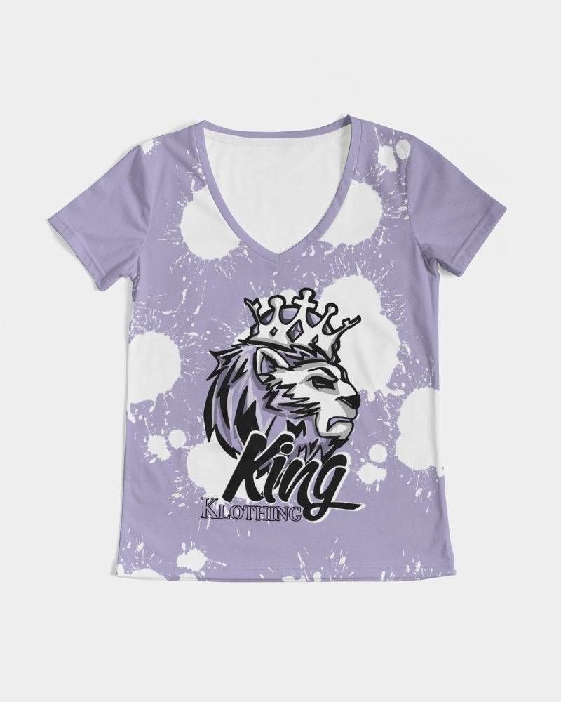 Pure Violet 11’s Low (Purple/W) Women's V-Neck Tee