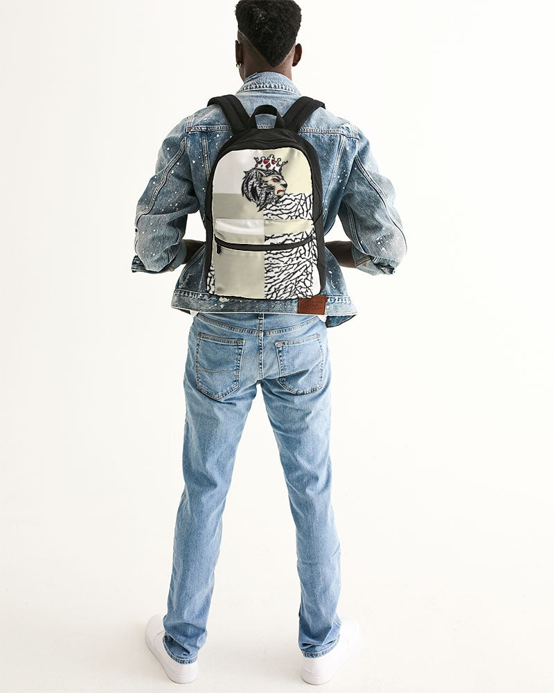 Reimaged 3’s (Square) Small Canvas Backpack