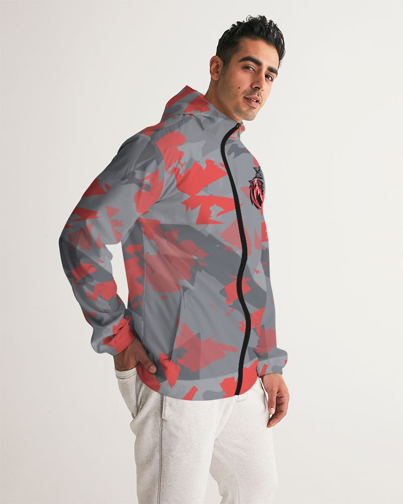 Infrared 4’s (Dark Grey/Multi) Men's Windbreaker