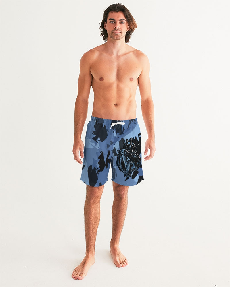 Brave Blue 13’s (Multi) Men's Swim Trunk