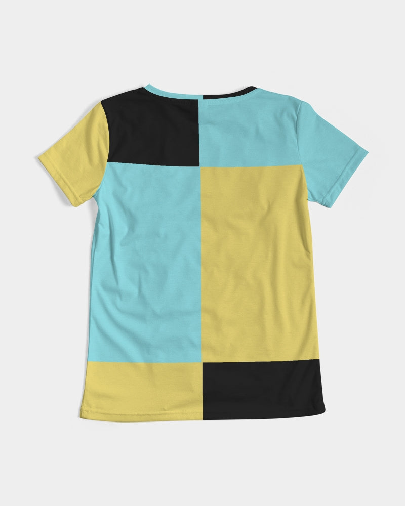 Aqua 5’s (Square) Women's V-Neck Tee