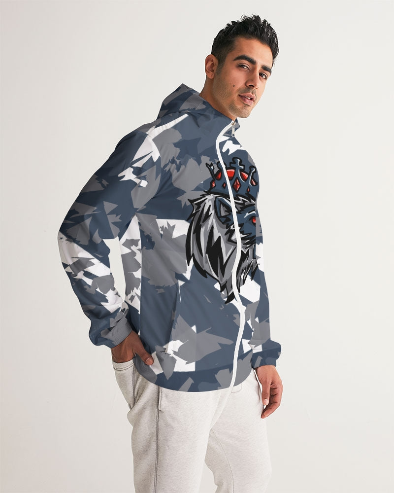 French Blue 13’s (White/French Blue/Grey) Men's Windbreaker