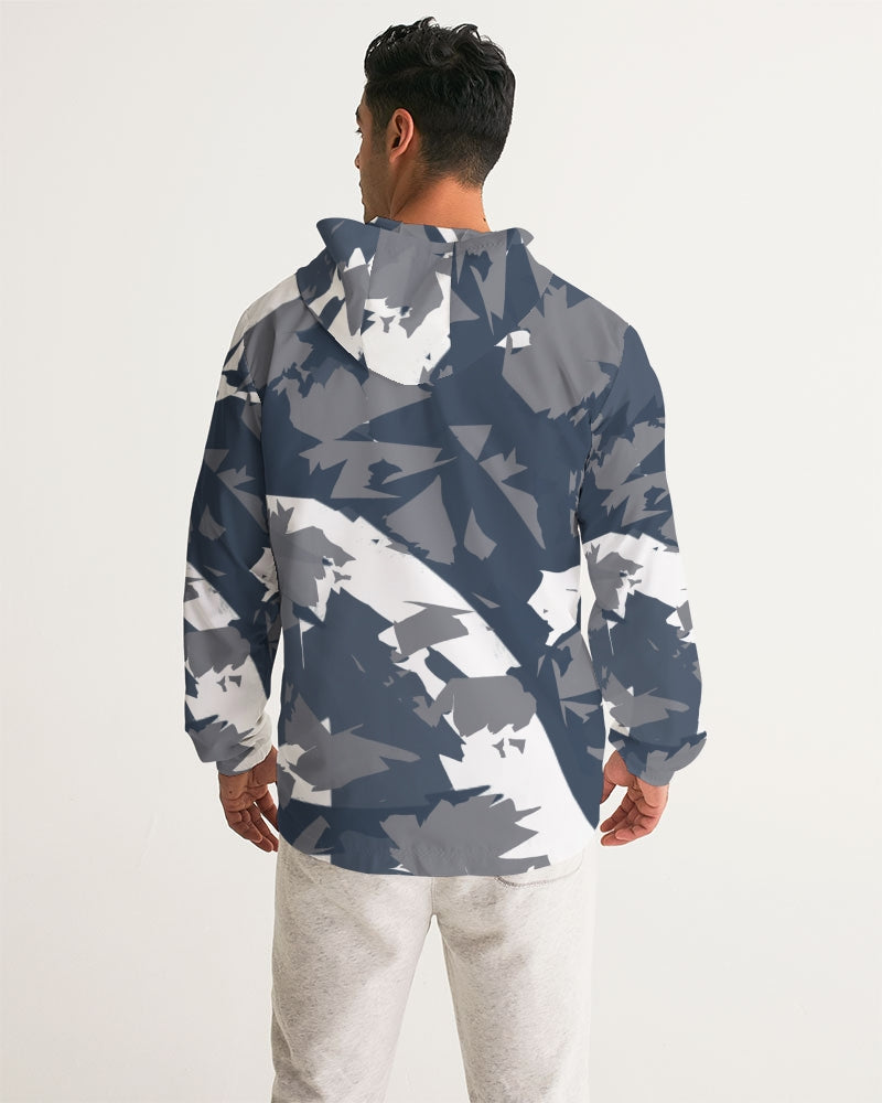 French Blue 13’s (White/French Blue/Grey) Men's Windbreaker