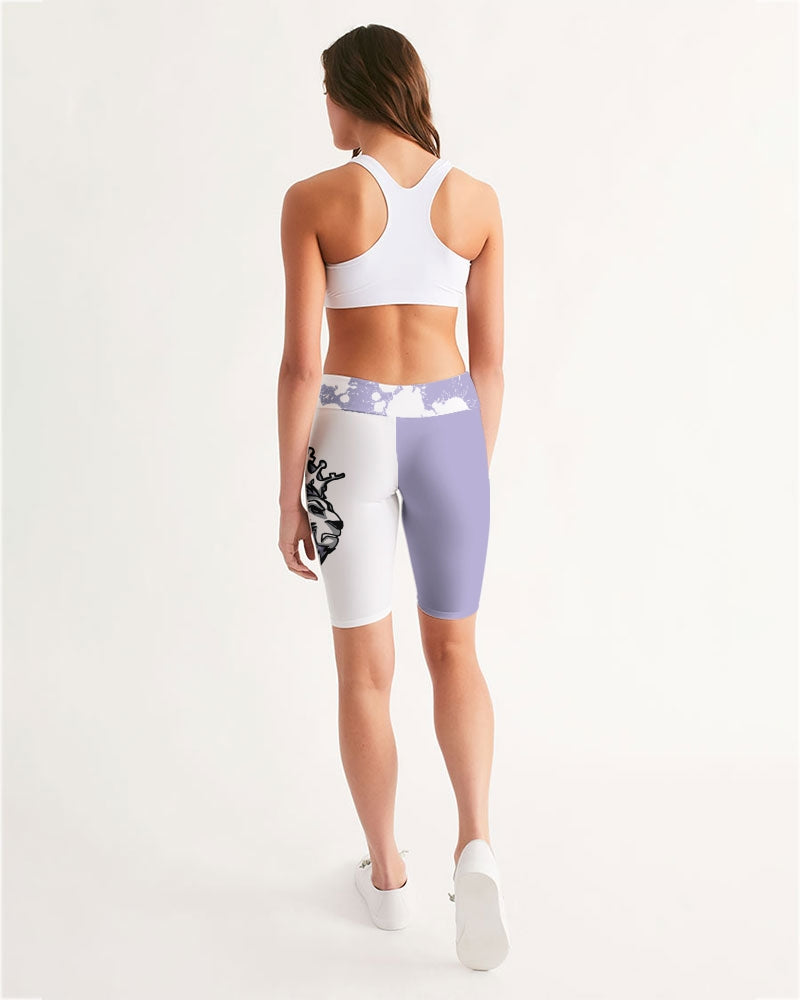 Pure Violet 11’s Low (Purple/W) Women's Mid-Rise Bike Shorts