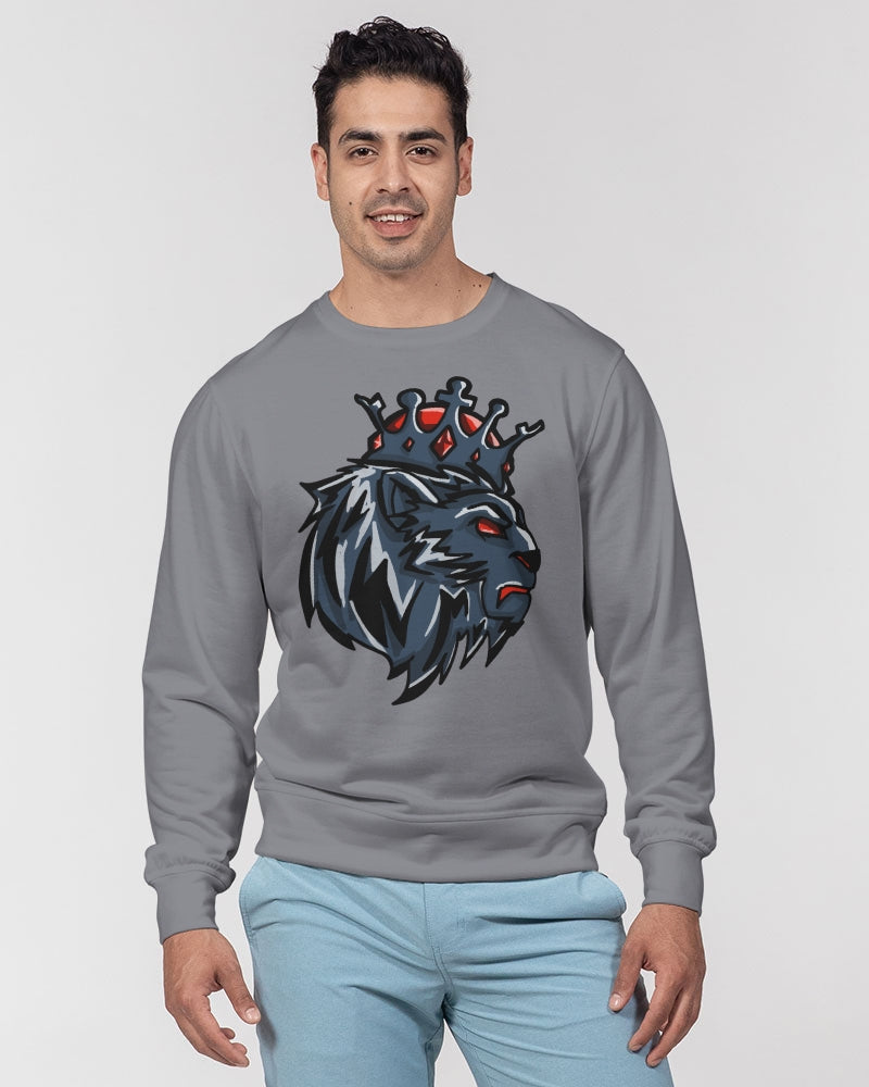 French Blue 13’s (Grey) Men's Classic French Terry Crewneck Pullover