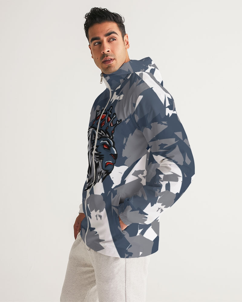 French Blue 13’s (White/French Blue/Grey) Men's Windbreaker