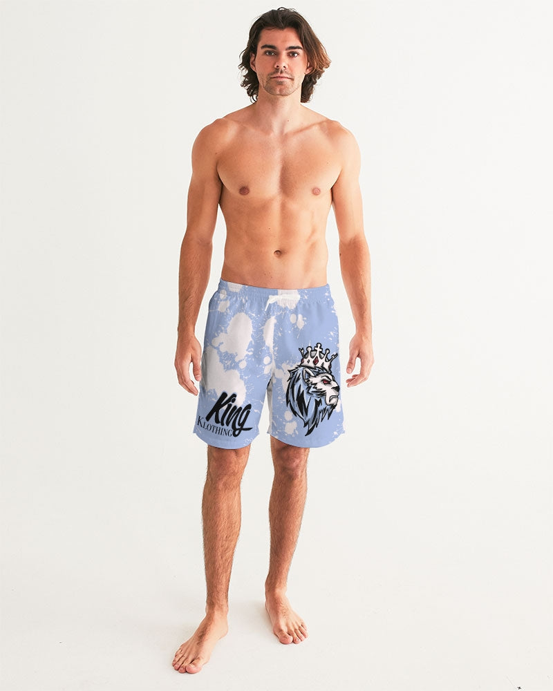 UNC 6’s (Blue/White) Men's Swim Trunk