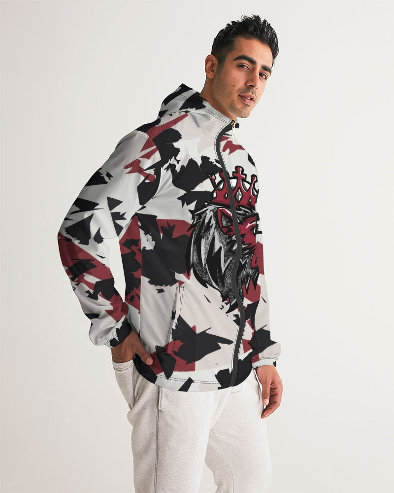 Lost and Found 1’s (Red/Multi) Men's Windbreaker