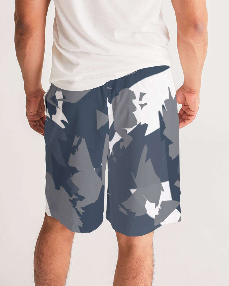 French Blue 13’s (White/French Blue/Grey) Men's Jogger Shorts