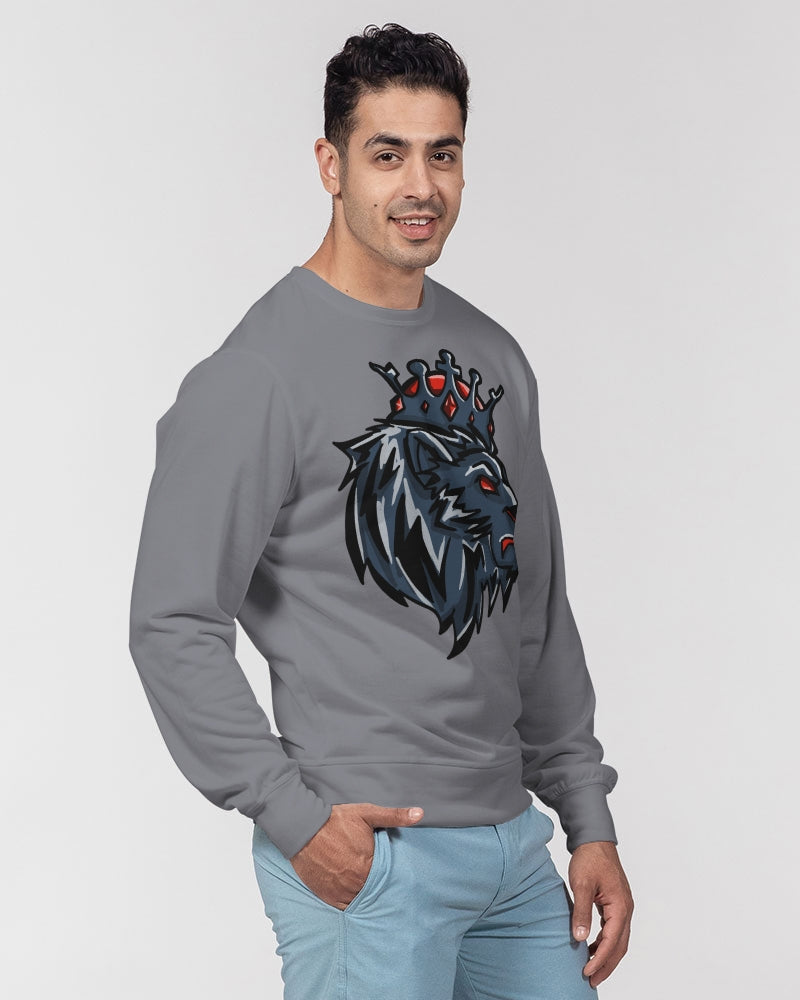 French Blue 13’s (Grey) Men's Classic French Terry Crewneck Pullover