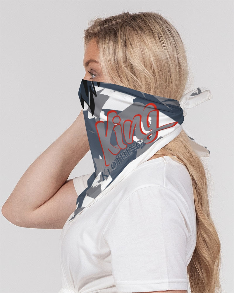 French Blue 13’s (White/French Blue/Grey) Bandana Set