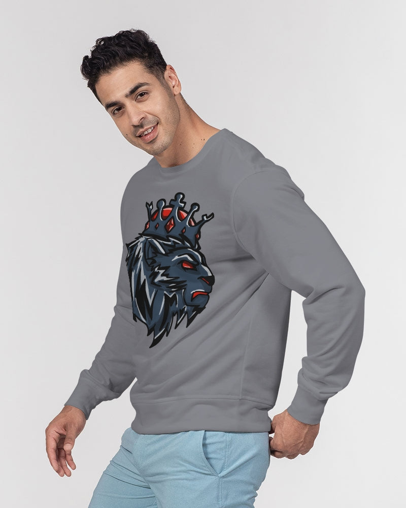 French Blue 13’s (Grey) Men's Classic French Terry Crewneck Pullover