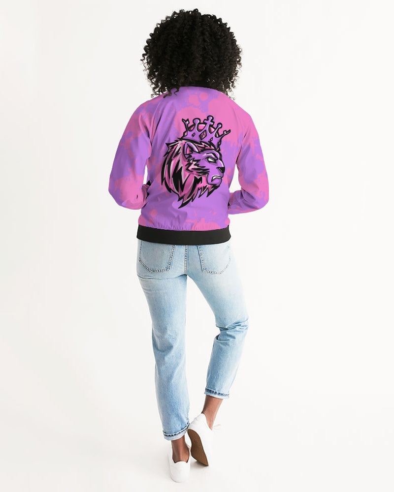 Queens (Purple/Pink) Women's Bomber Jacket