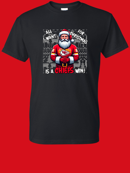 Chiefs Santa Shirt