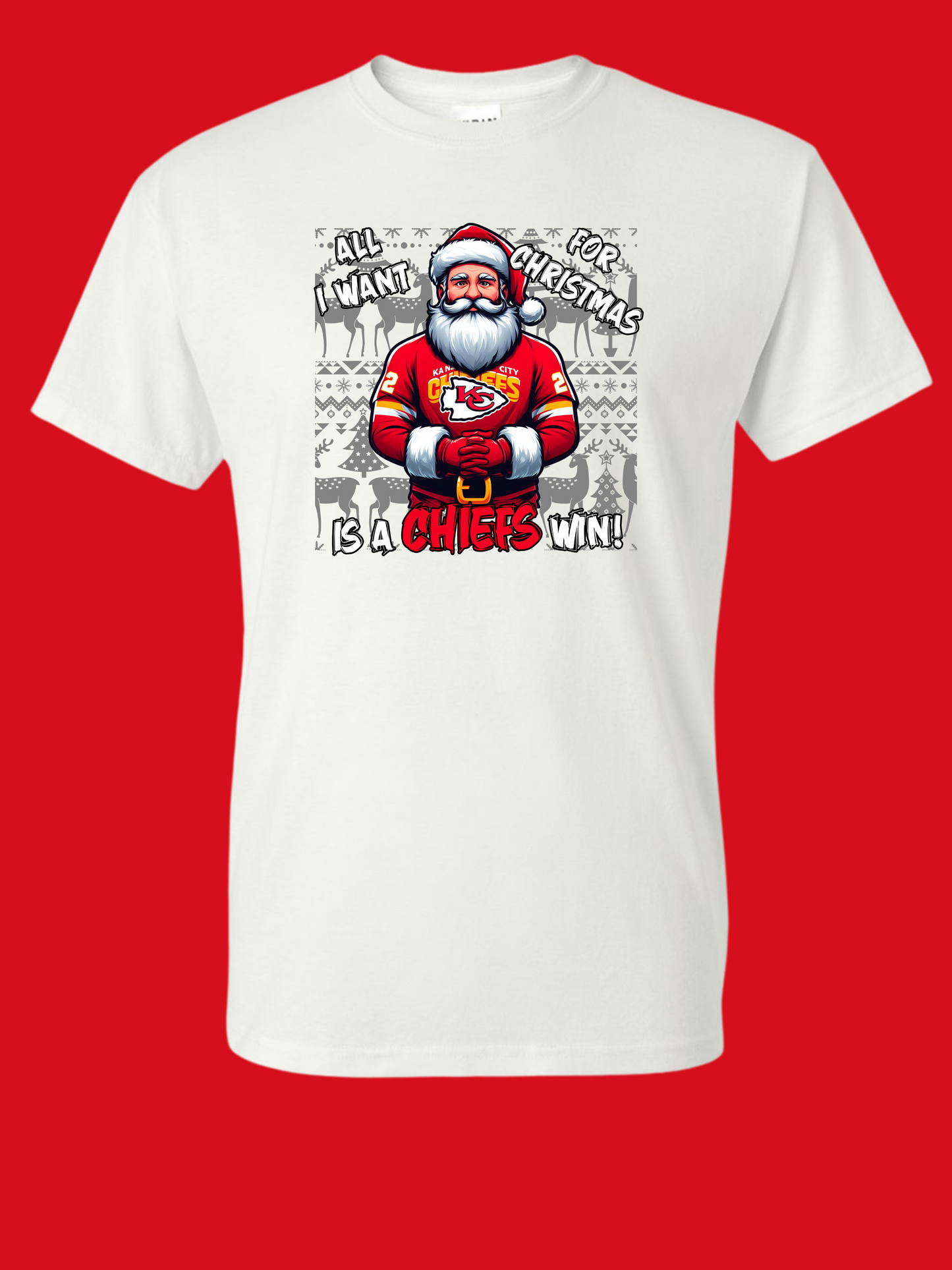 Chiefs Santa Shirt