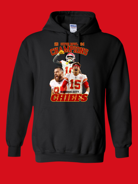 Chiefs Super Bowl Champions 2024 Hoodies