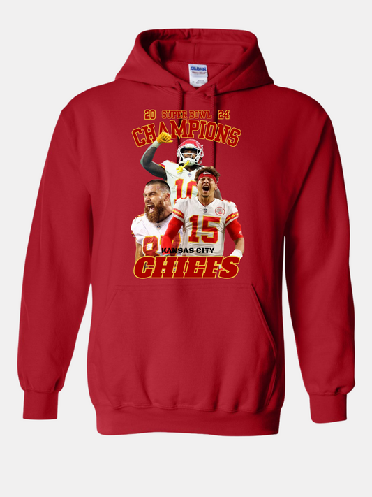 Chiefs Super Bowl Champions 2024 Hoodies