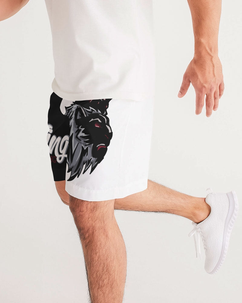 Playoff 12’s (White) Men's Jogger Shorts