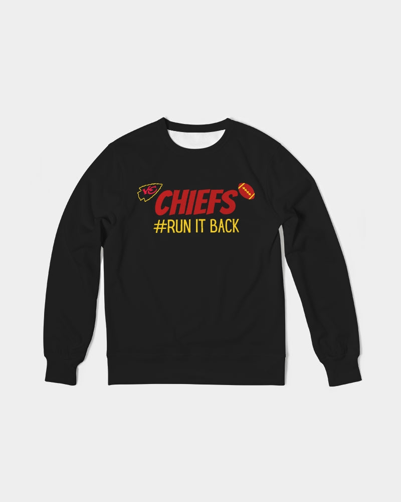 Chiefs (#RUN IT BACK) Men's Classic French Terry Crewneck Pullover