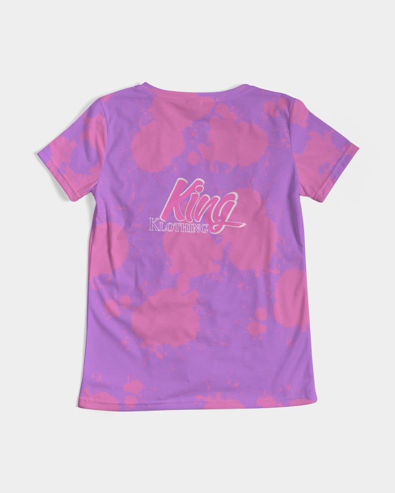 Queens (Purple/Pink) Women's V-Neck Tee