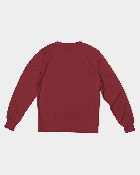 Citrus 7’s (Red) Men's Classic French Terry Crewneck Pullover