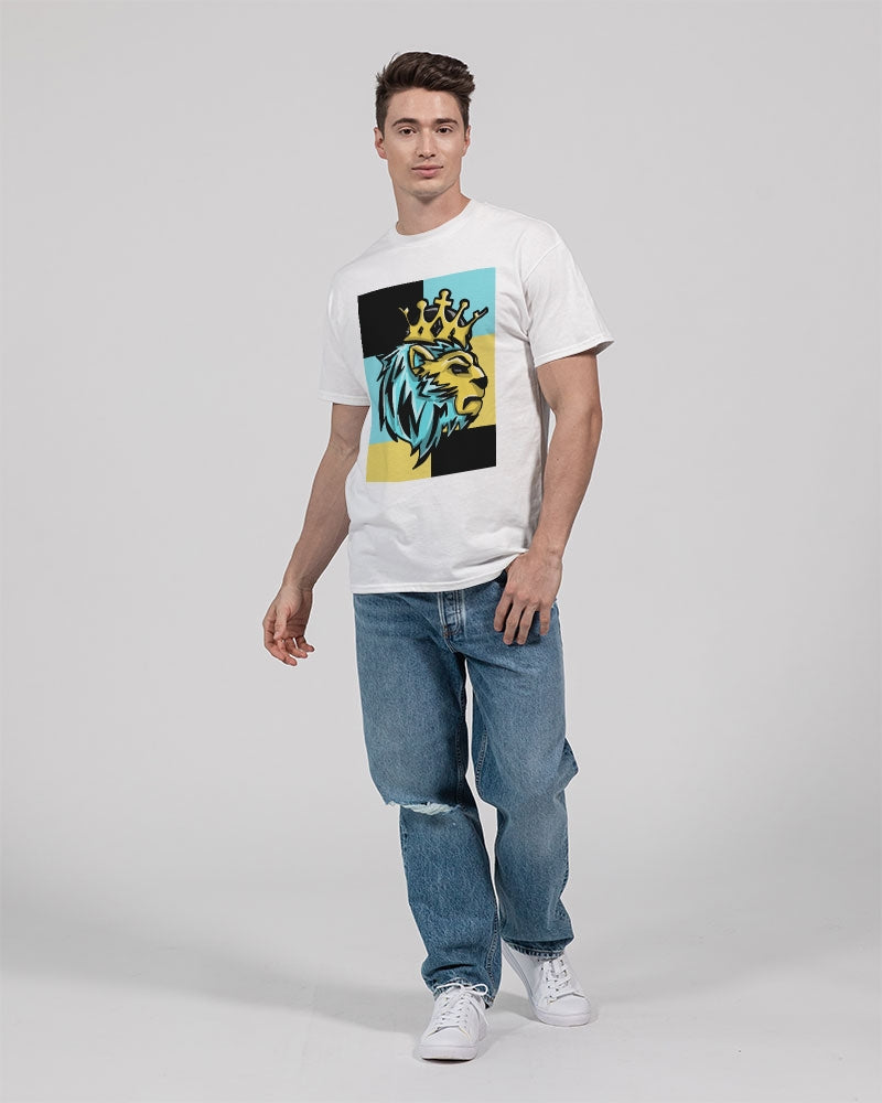 Aqua 5’s (Square) Unisex Heavy Cotton T-Shirt | Gildan