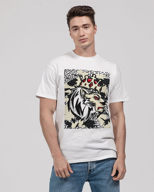 Reimagined 3’s (Elephant print Multi) Unisex Heavy Cotton T-Shirt | Gildan