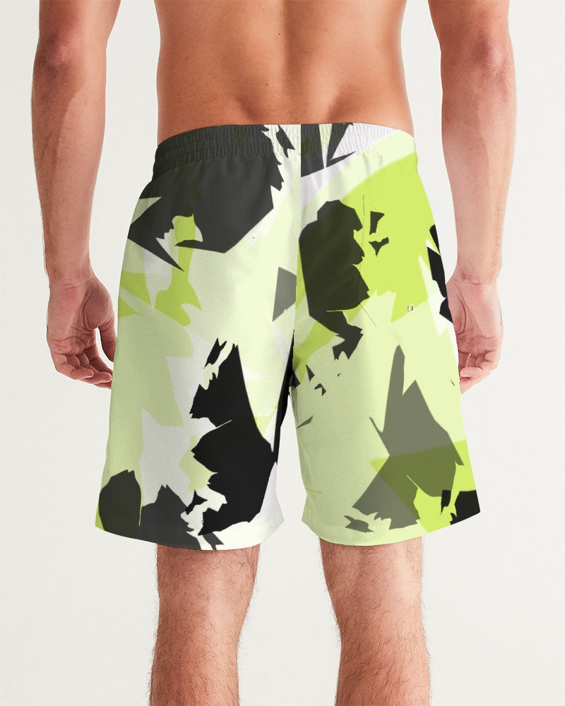 Visionaire Retro 1 High (Green/Multi) Men's Swim Trunk