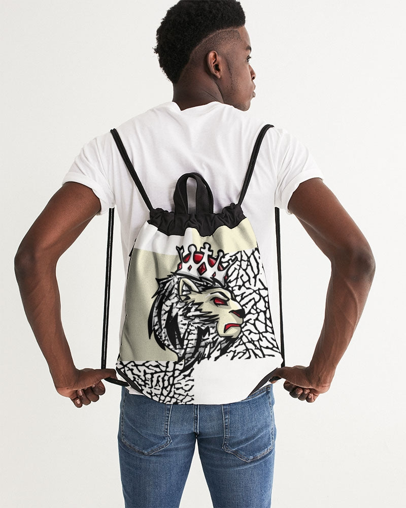 Reimaged 3’s (Square) Canvas Drawstring Bag