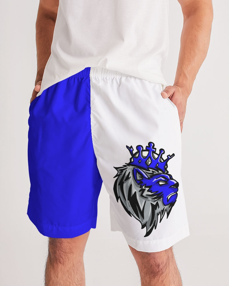 Racer Blue 5’s (White) Men's Jogger Shorts