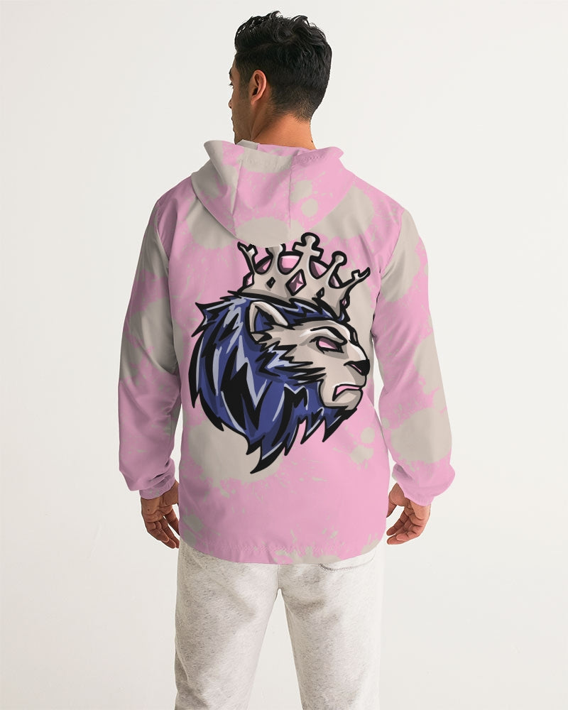 Sapphire 7’s (Pink Splatter) Men's Windbreaker